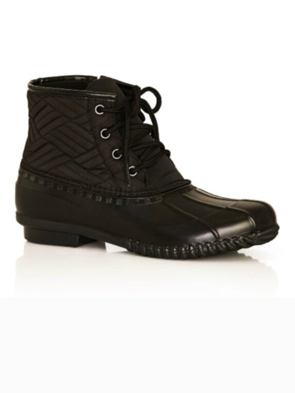 Size 9 WIDE - CLOUDWALKERS - Mona Quilted Weather Boot Black NEW - Picture 2 of 13